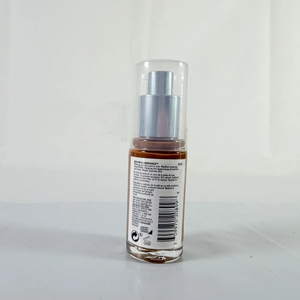 Lot of 9 Revlon Illuminance Skin-Caring Foundation 505 Rich Sand 1oz New